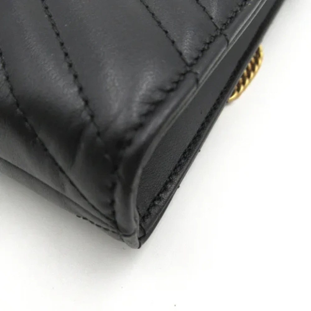 Gucci Vintage Pre-owned Leather gucci-bags Black Dames
