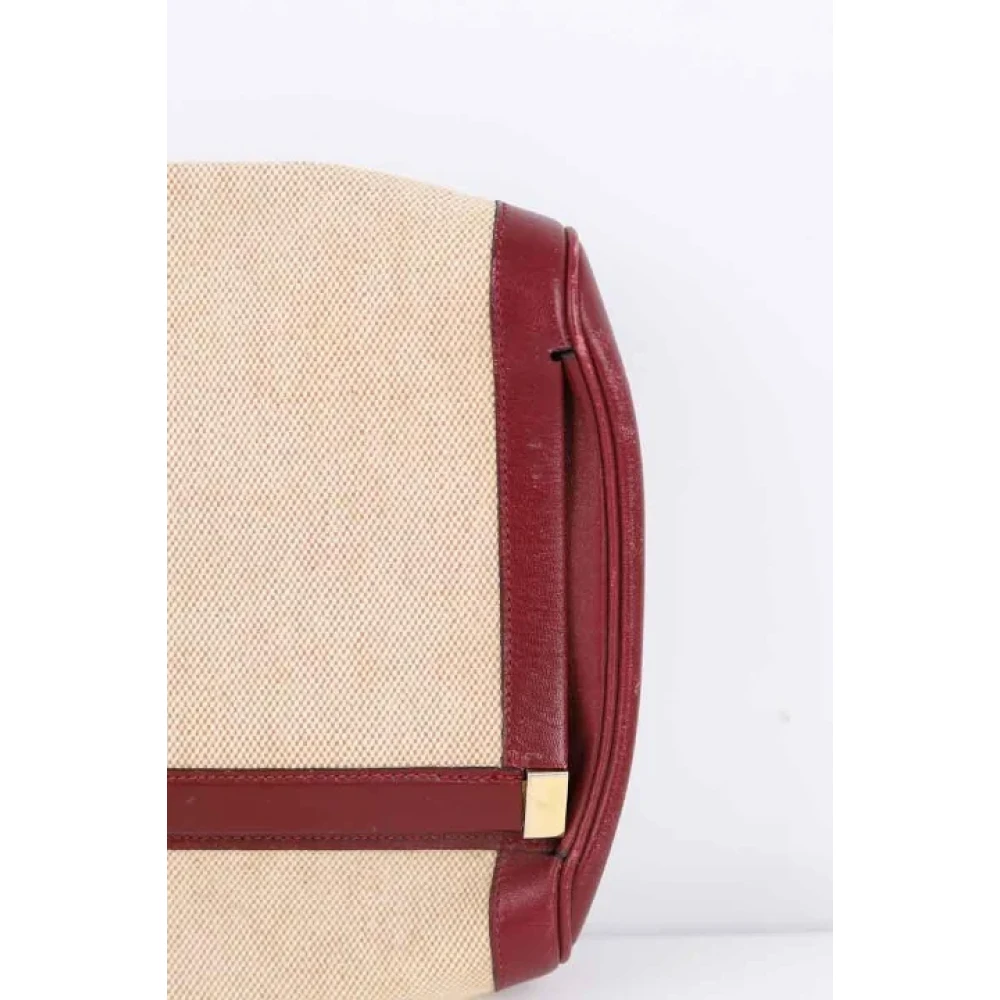 Hermès Vintage Pre-owned Leather clutches Beige Dames
