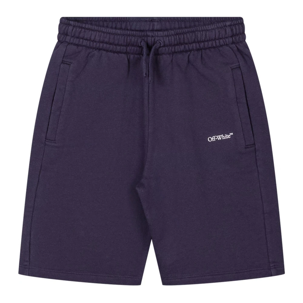 Off White Boys Blue Shorts, 4 Y, Shorts