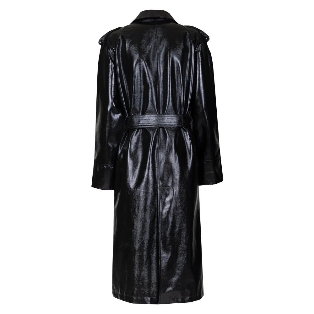 MVP wardrobe Montenapoleone Trenchcoat Black Dames