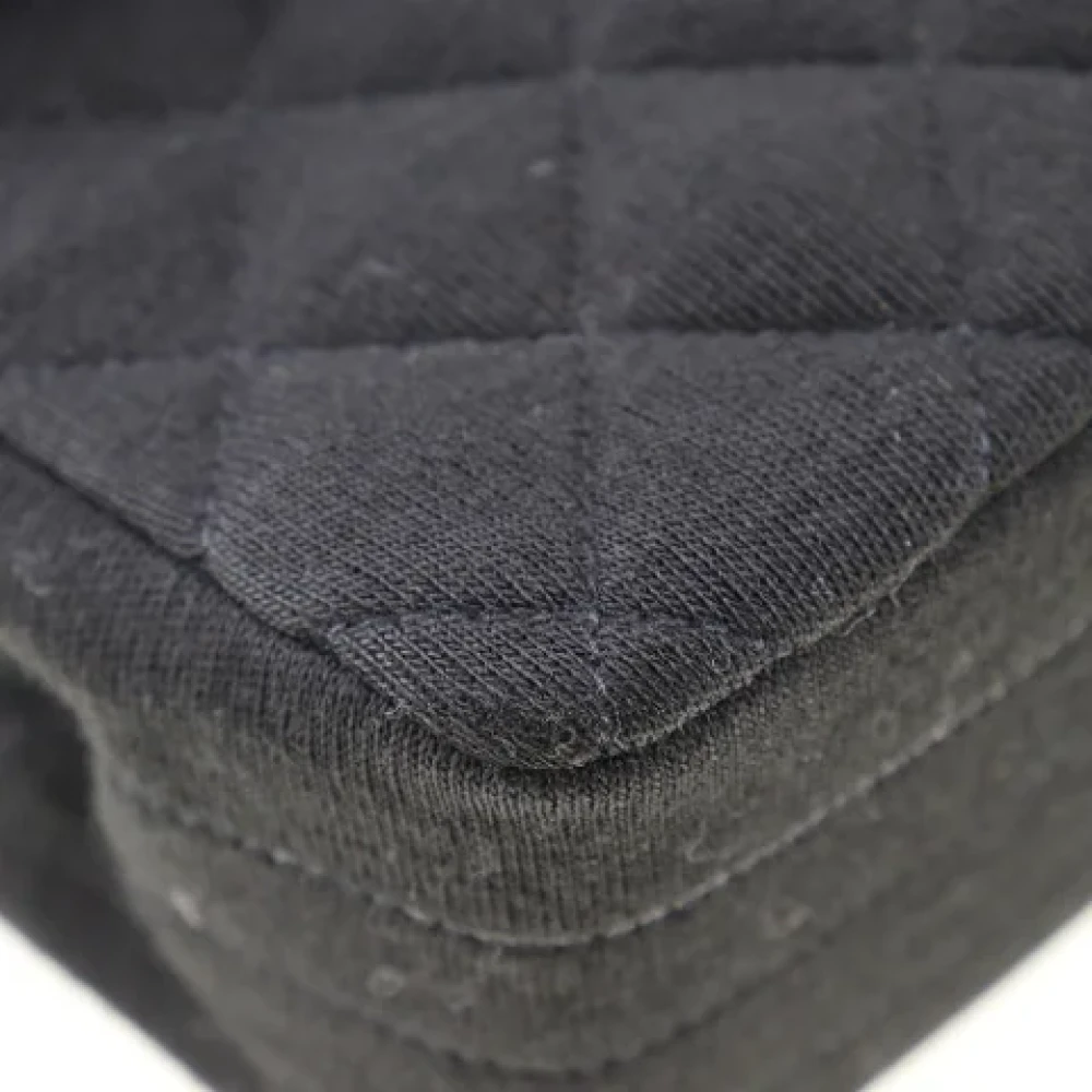 Chanel Vintage Pre-owned Cotton chanel-bags Black Dames