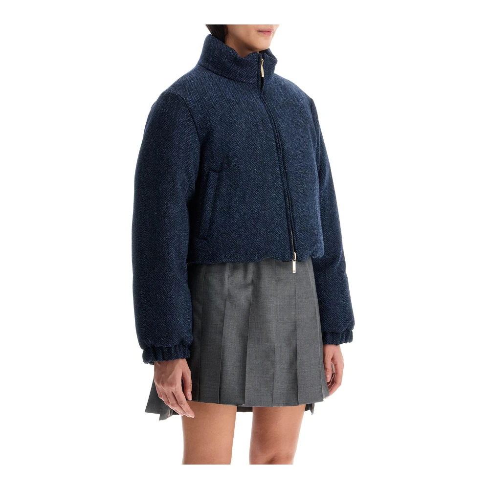 Thom Browne Omkeerbare Donsjas Blue Dames