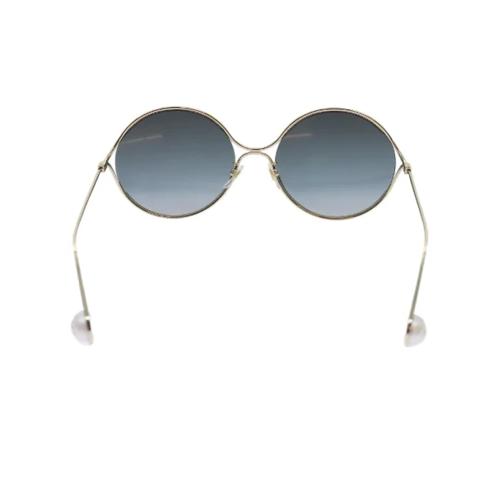 Gucci Vintage Pre-owned Metal sunglasses Yellow Dames