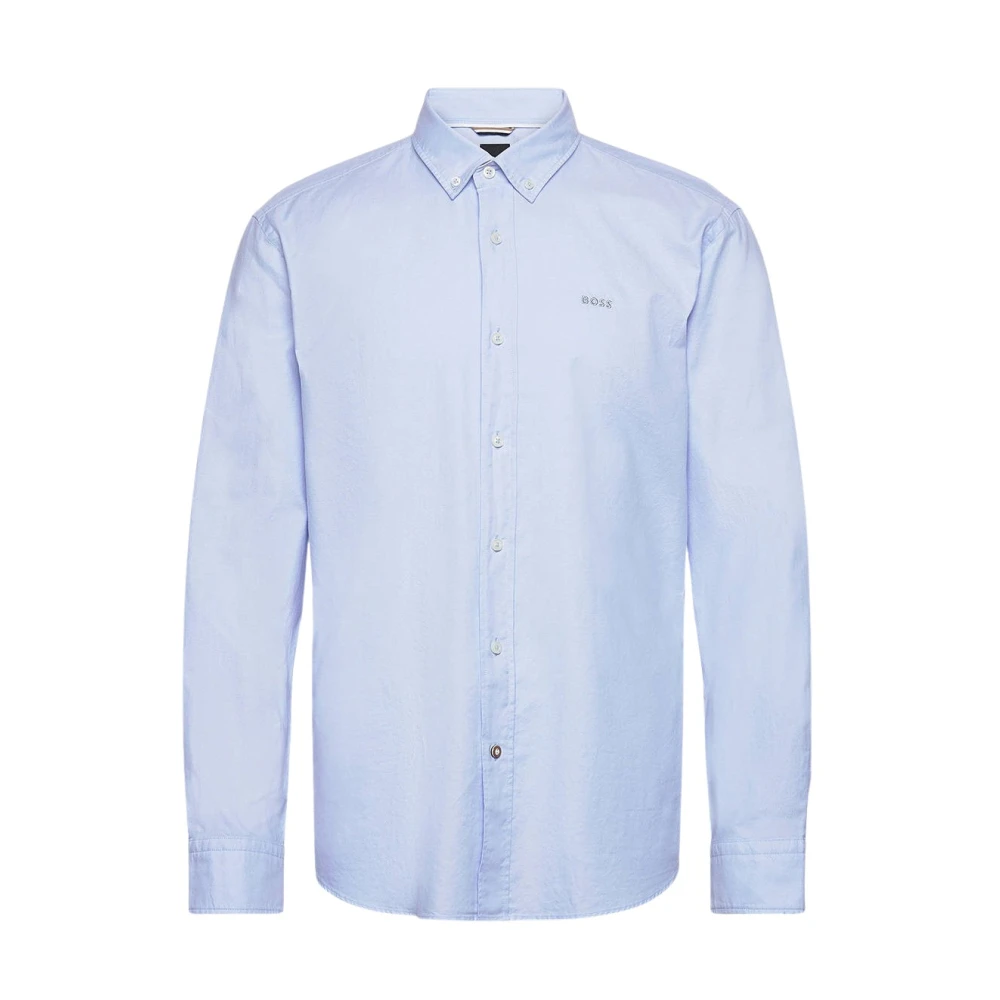 Hugo Boss Oxford Katoenen Overhemd Blue Heren