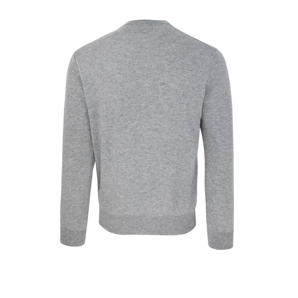 PAUL & SHARK Grijze Crewneck Sweater Regular Fit Gray Heren