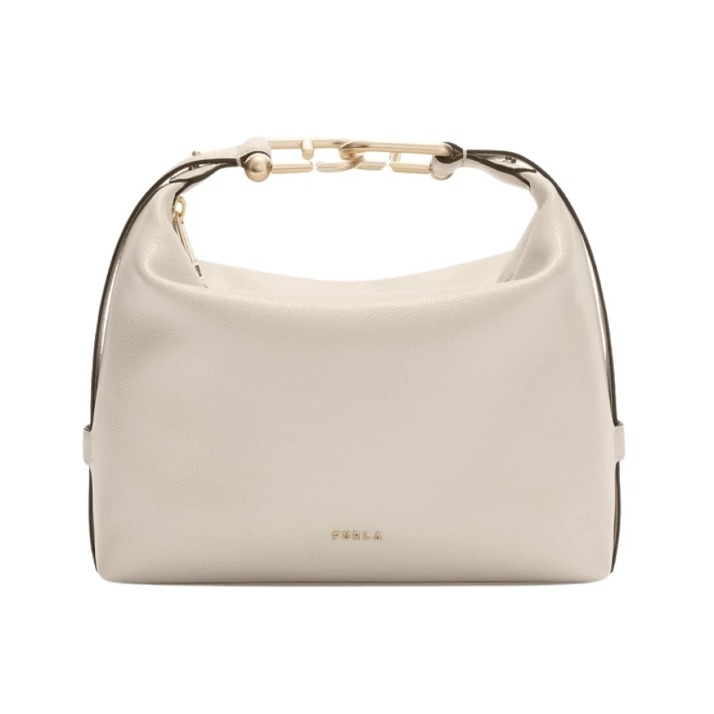 Furla Donna Beige Tonie Mini Borsa A Spalla