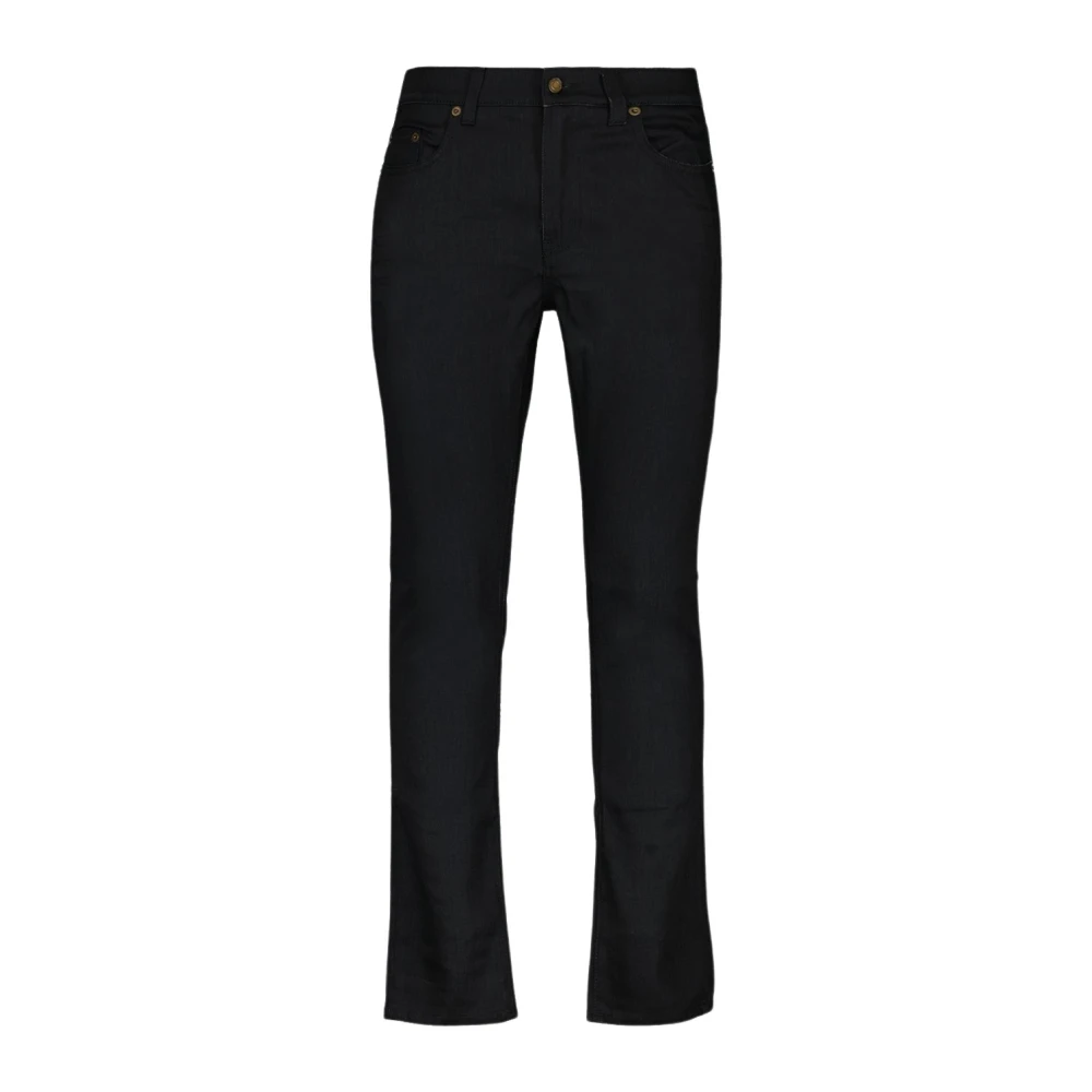 Saint Laurent Slim-fit Jeans voor Heren Black Heren