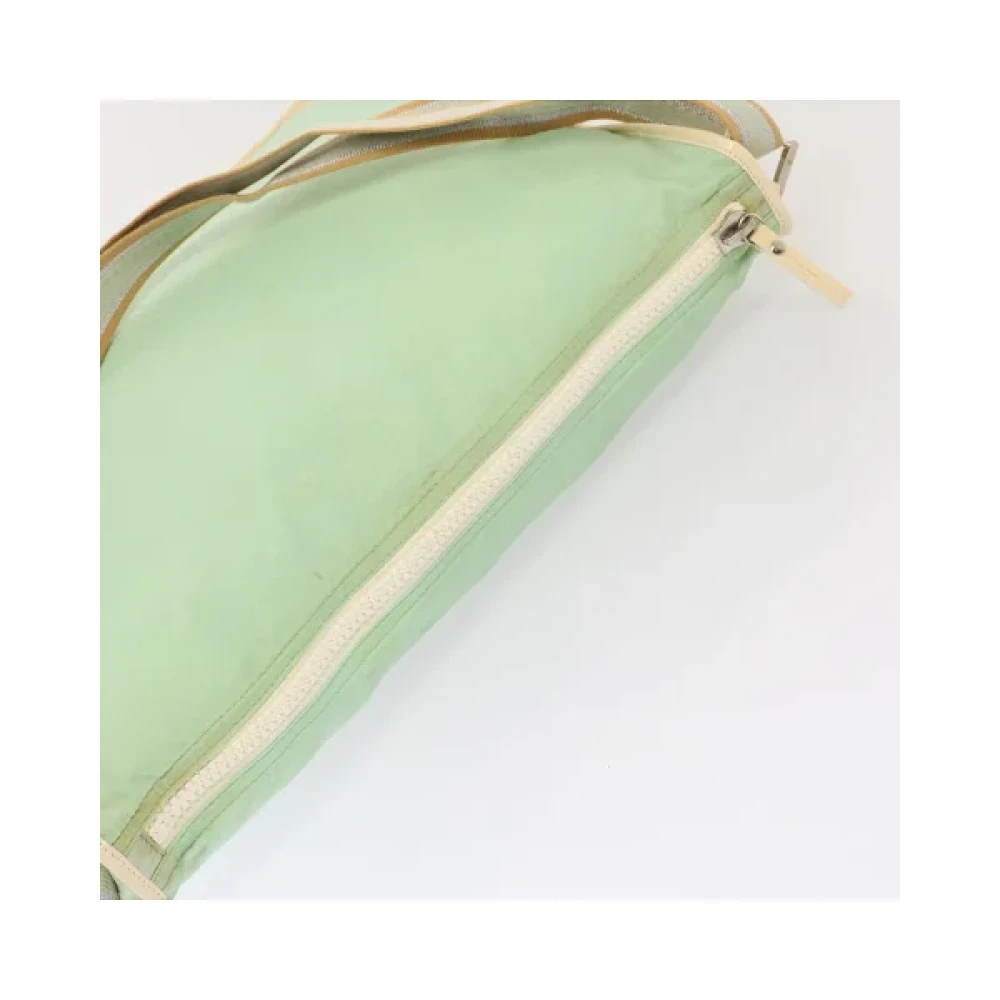 Fendi Vintage Pre-owned Nylon fendi-bags Green Dames