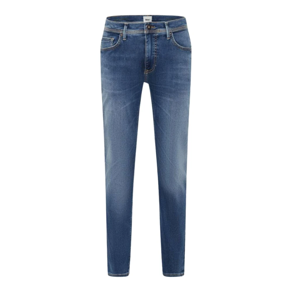 Brax Men's Blue Modern Sportive Trousers W34 L32