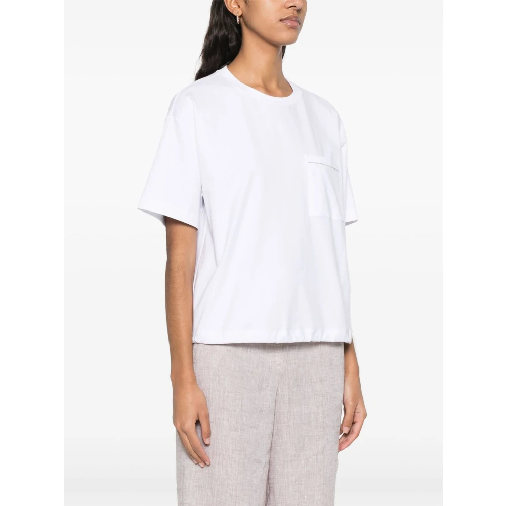 PESERICO Wit T-shirt en Polo Combo White Dames