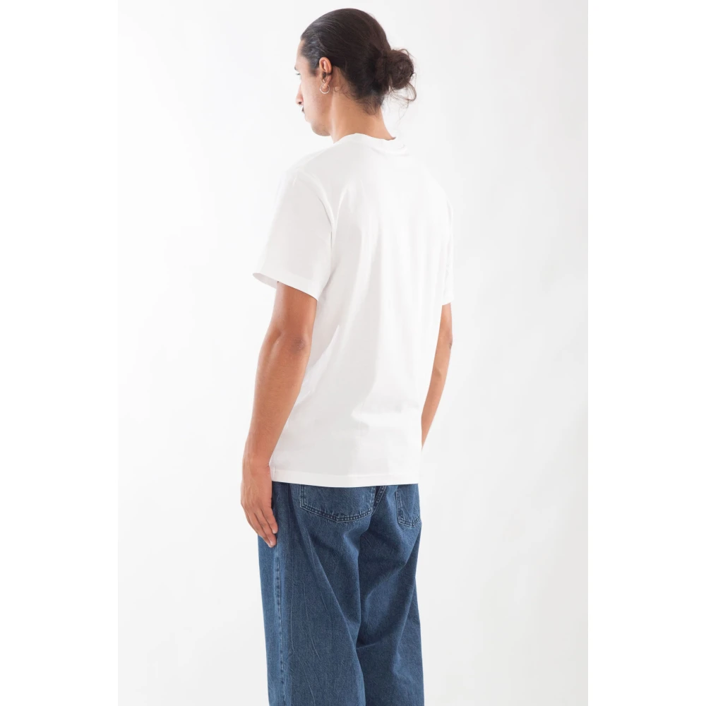 Lacoste Witte Croc Tee Klassieke Stijl White Heren