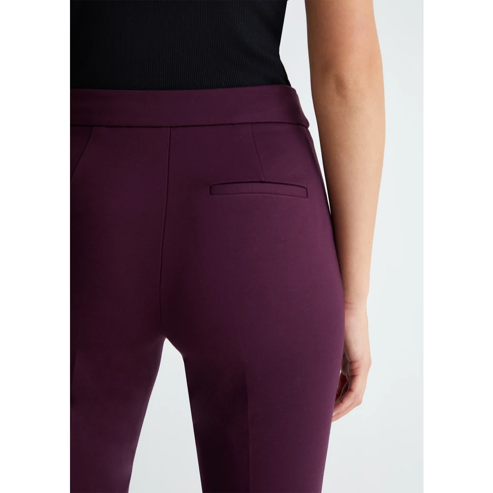 Liu Jo Flare Stretch Broek Purple Dames