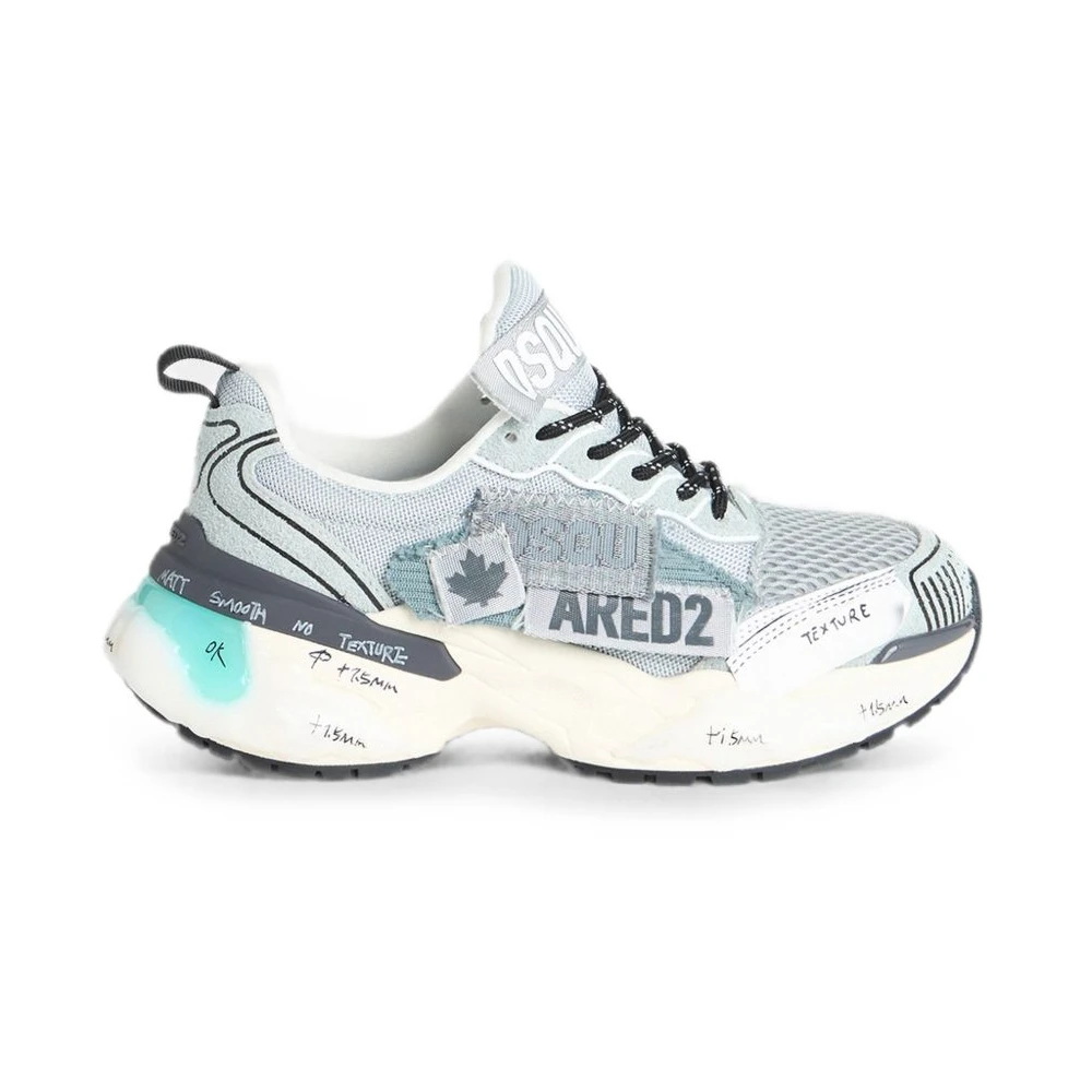 Dsquared2 Faster Trainers - Male - Sneakers - Multicolor - 6 Uk - Shoes