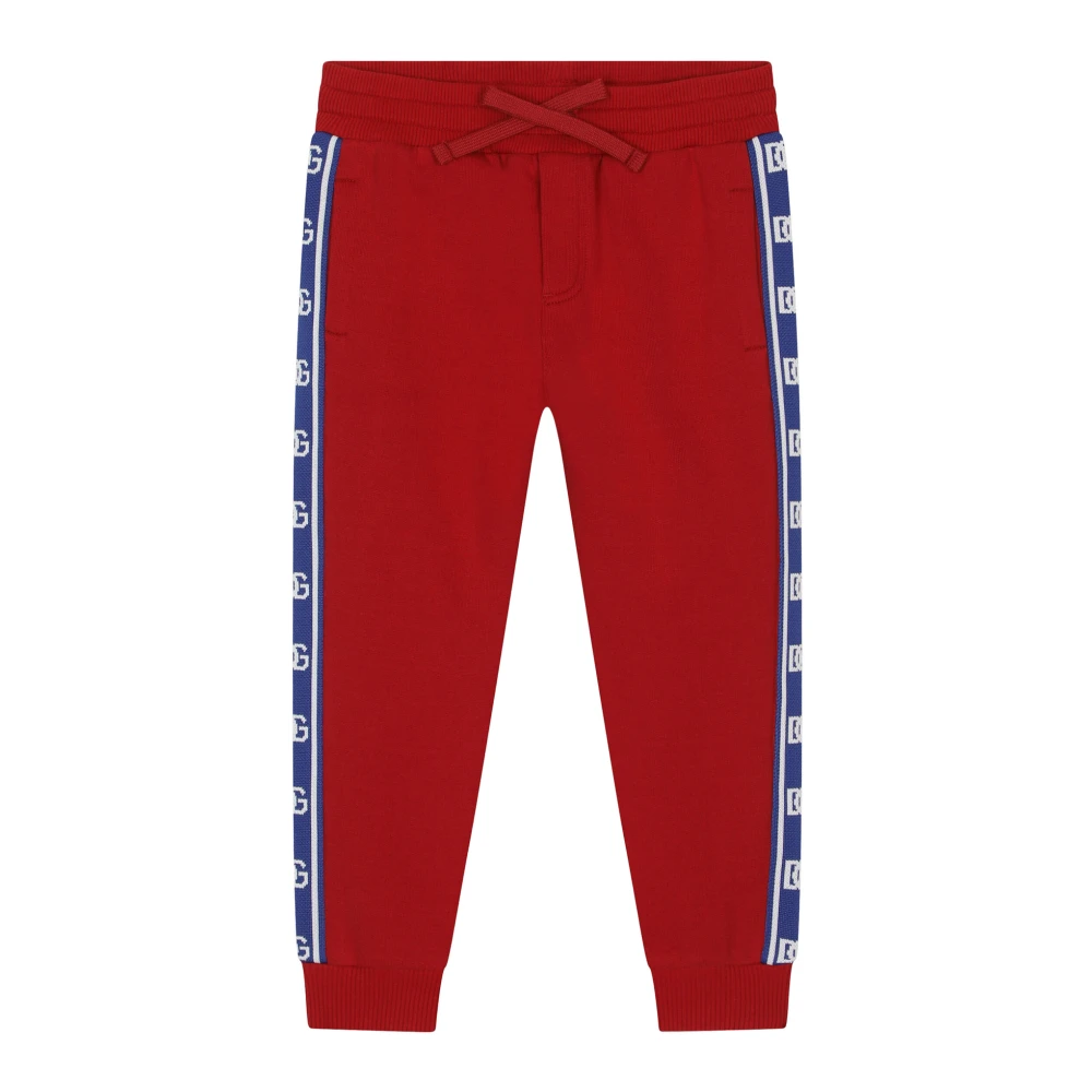 Dolce & Gabbana Barn Sweatpants med Logo Red, Pojke