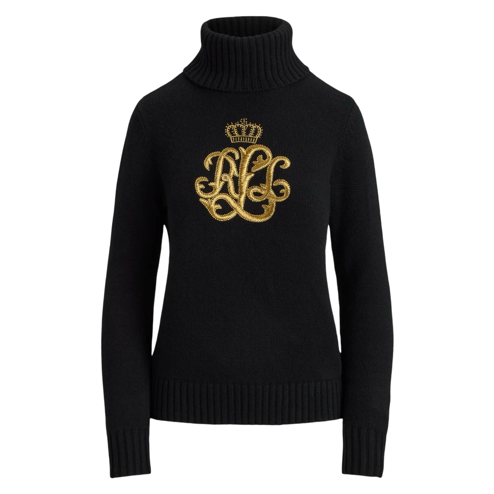 Ralph Lauren Svart Essential Polo Sweater