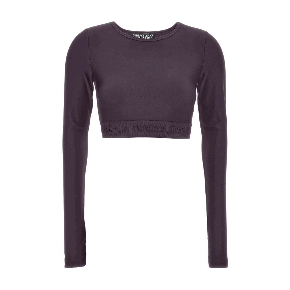 Versace Jeans Couture T-shirts en Polos Purple Dames