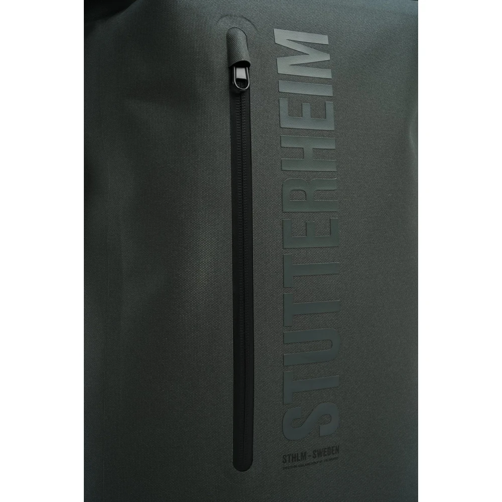 Stutterheim Waterdichte Rolltop Rugzak voor Dagelijkse Avonturen Green Unisex