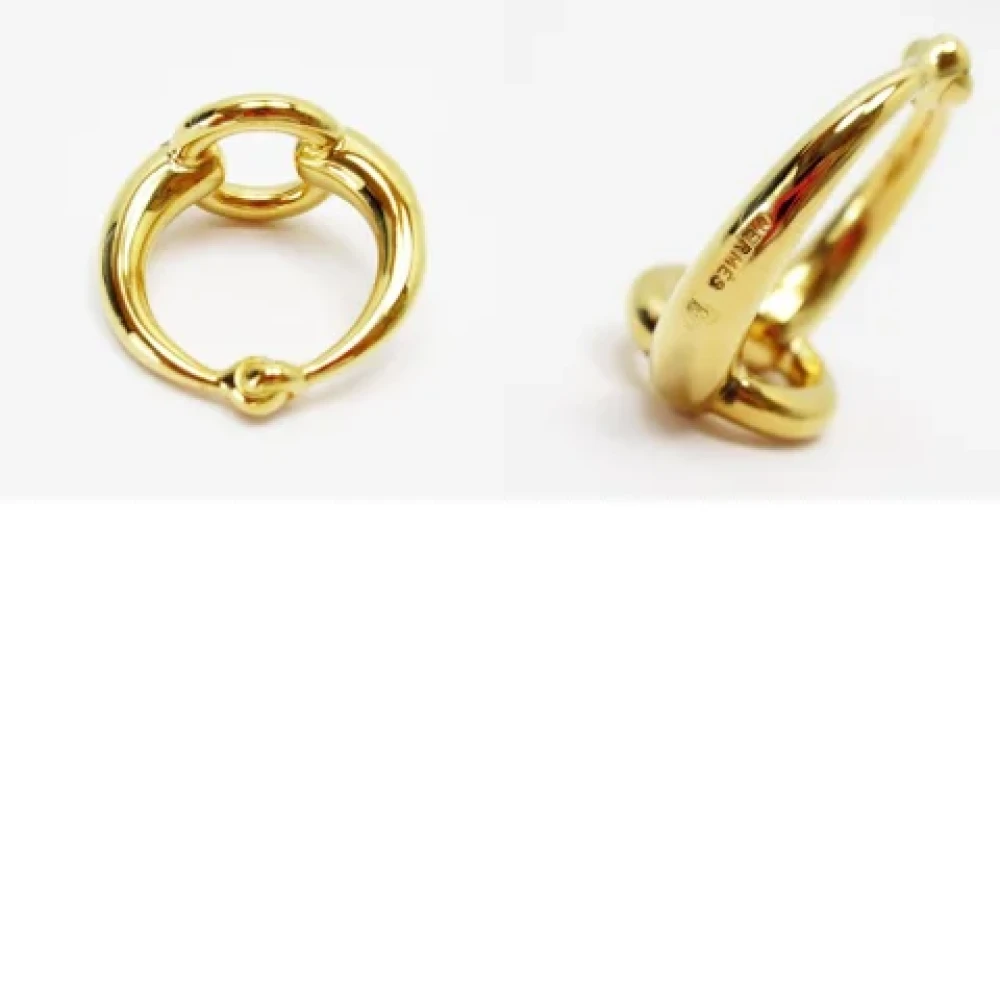Hermès Vintage Pre-owned Metal scarves Yellow Dames