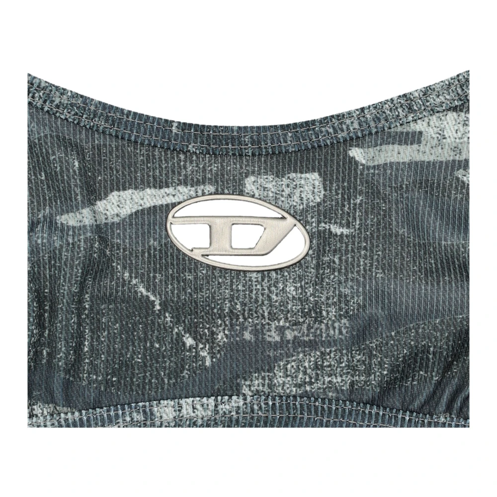 Diesel Grijze Bra Top Comfort Stijl Gray Dames