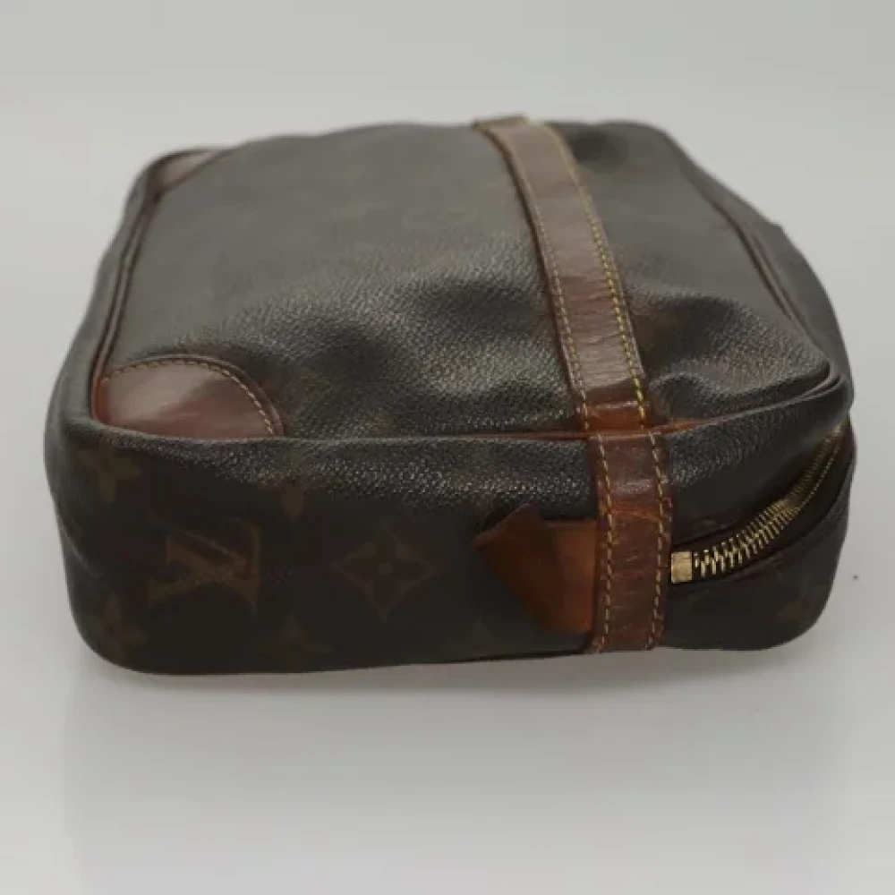 Louis Vuitton Vintage Pre-owned Canvas clutches Brown Dames
