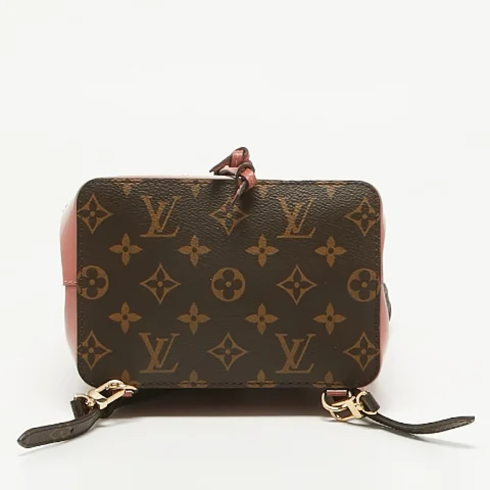 Louis Vuitton Vintage Pre-owned Canvas backpacks Pink Dames