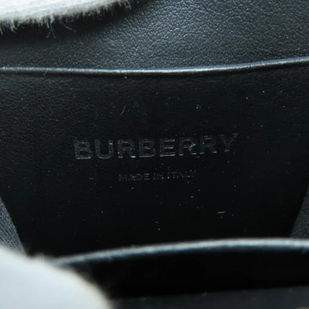 Burberry Vintage Pre-owned Leather wallets Black Dames