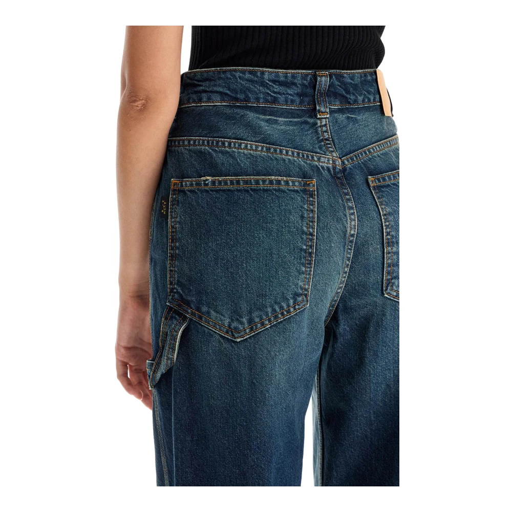Haikure Winona Straight Leg Jeans Blue Dames