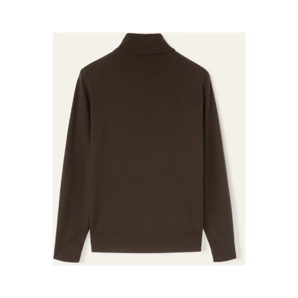 Loro Piana Chocoladebruine Cashmere Coltrui Brown Heren