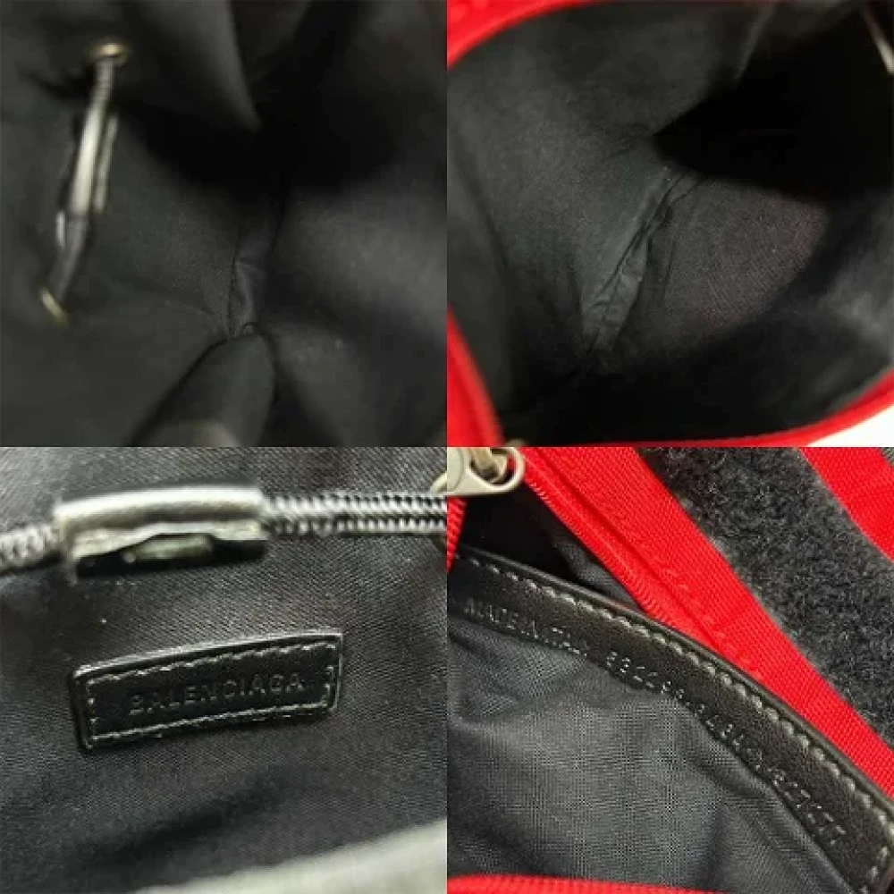 Balenciaga Vintage Pre-owned Canvas balenciaga-bags Red Heren
