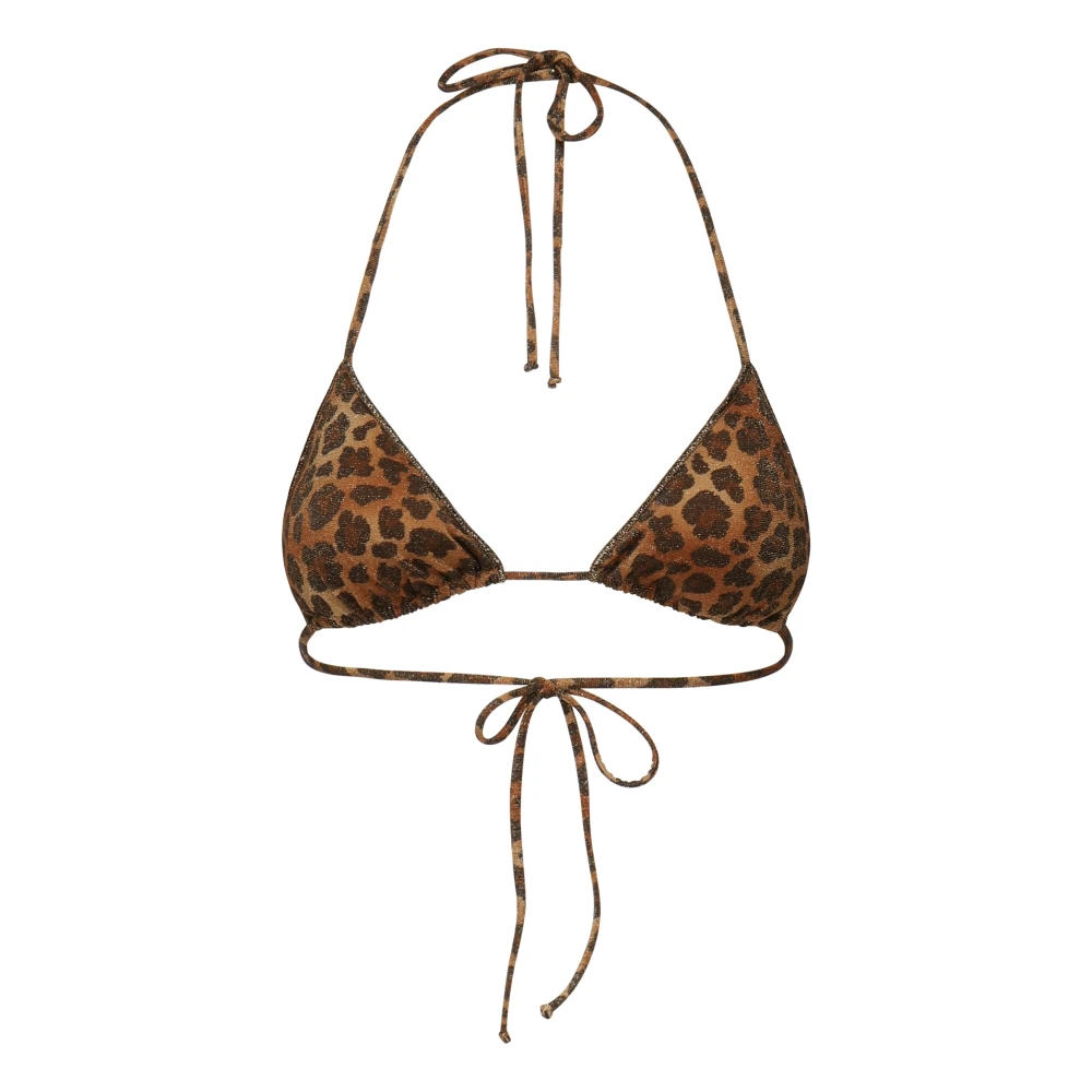 Mc2 Saint Barth Women's Brown Sea Clothing With Mandarin Collar - Bikinis - M - Swimwear