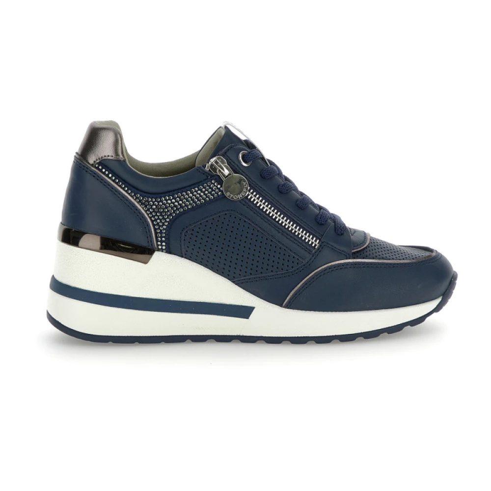 Stonefly Mina 1 Sneakers Dames Schoenen Blauw