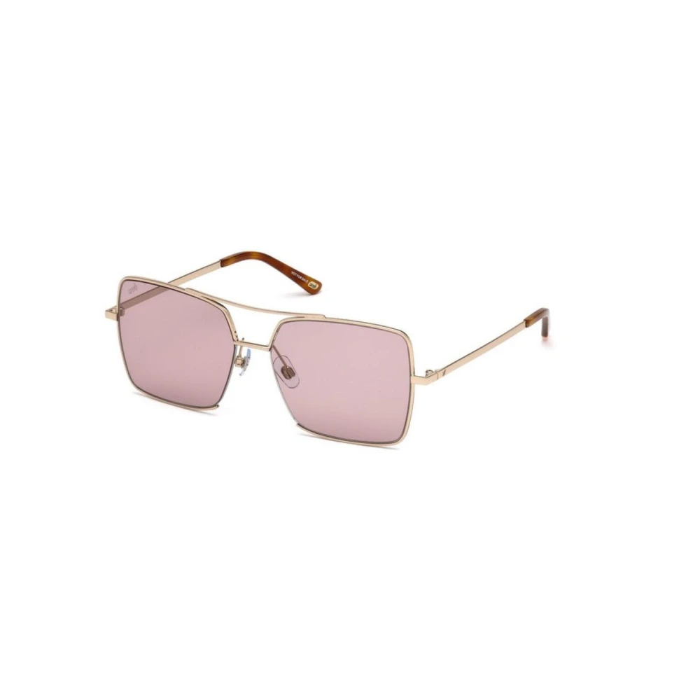 Web Eyewear Women's Yellow Aviator Sunglasses