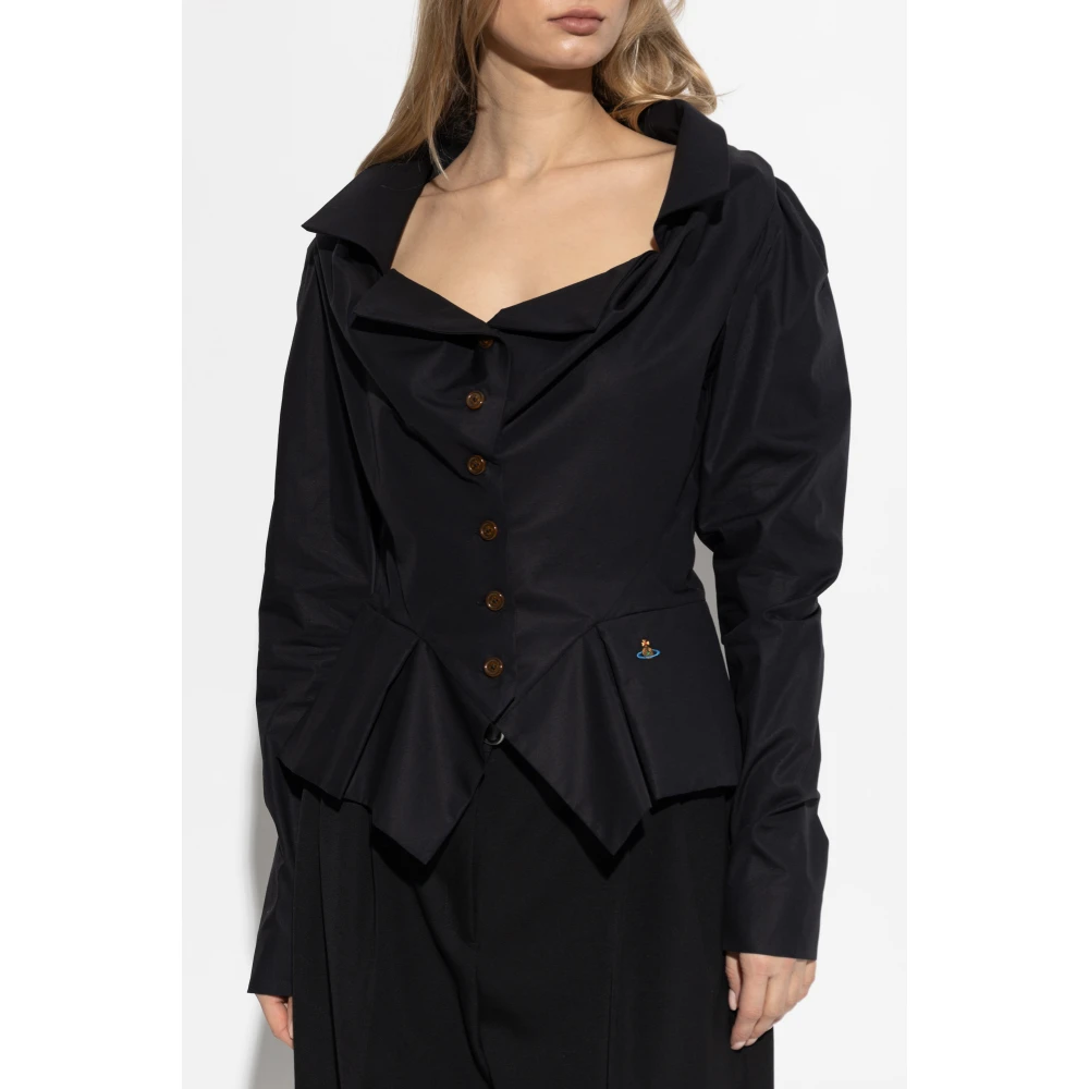 Vivienne Westwood Shirt 'Monday' Black Dames