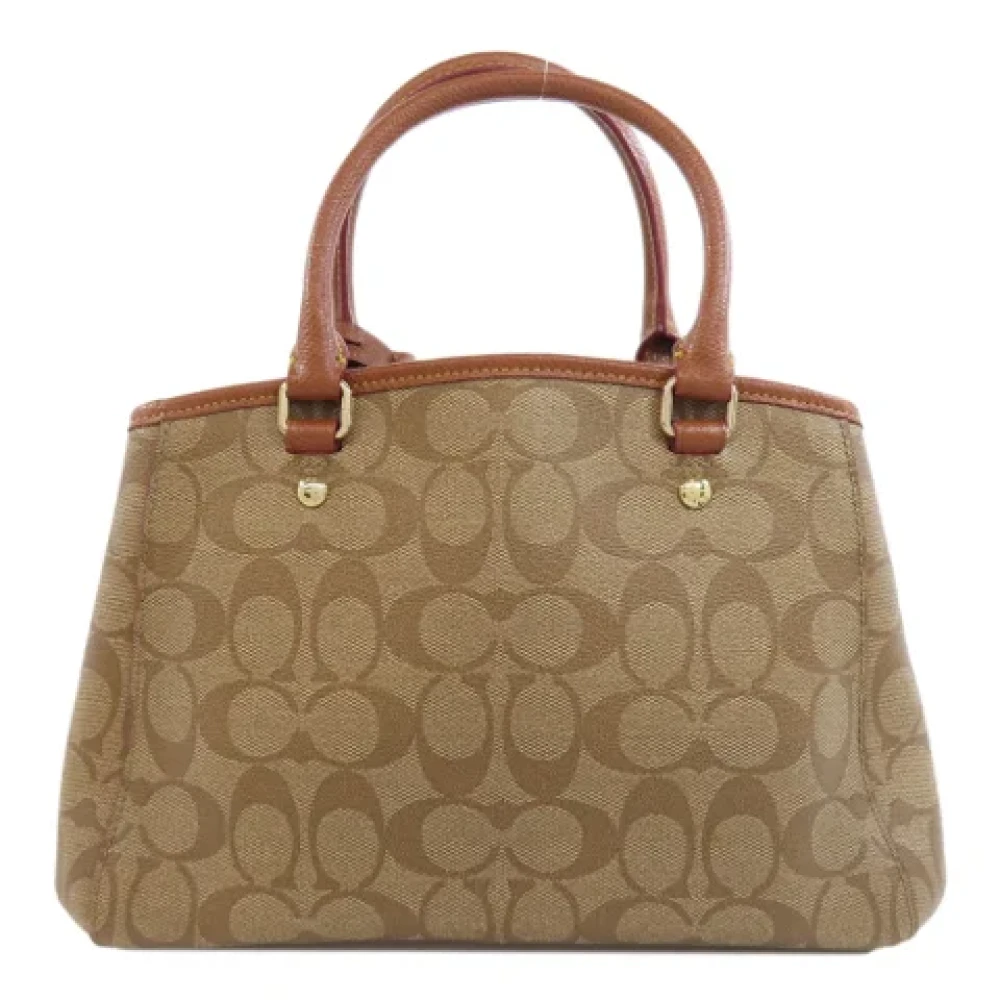 Coach Pre-owned Canvas handbags Brown Dames