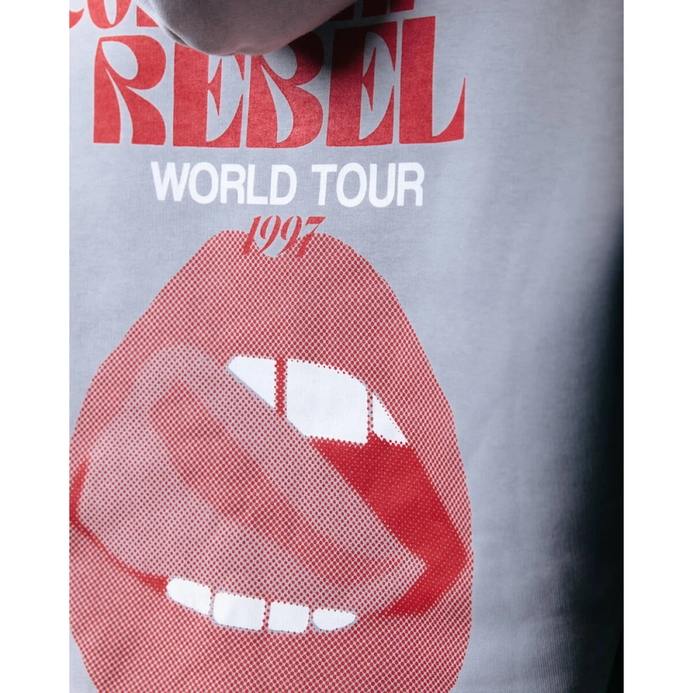 Colourful Rebel World Tour Clean Hoodie Gray Dames