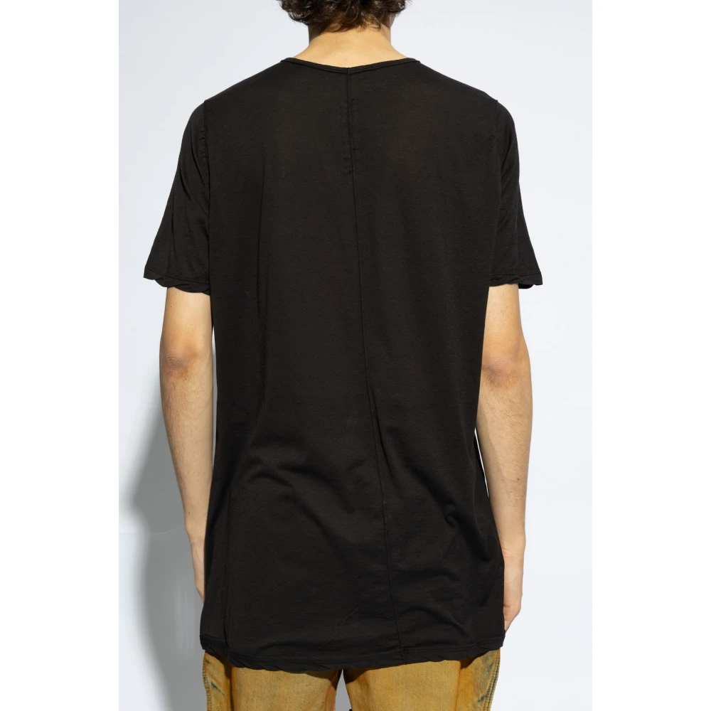 Rick Owens Level T-shirt Black Heren