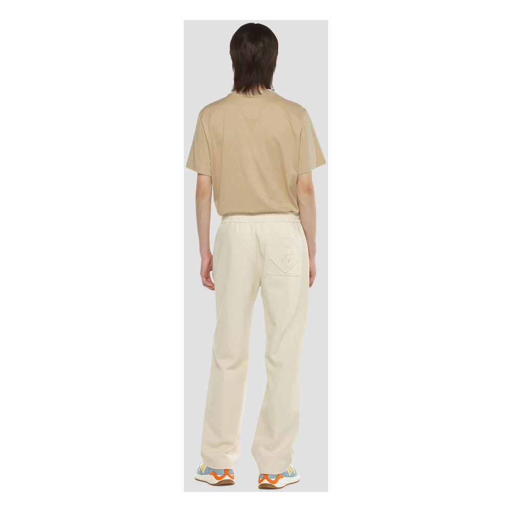 MCM Essentiële trainingsbroek in Romanit met logo White Heren