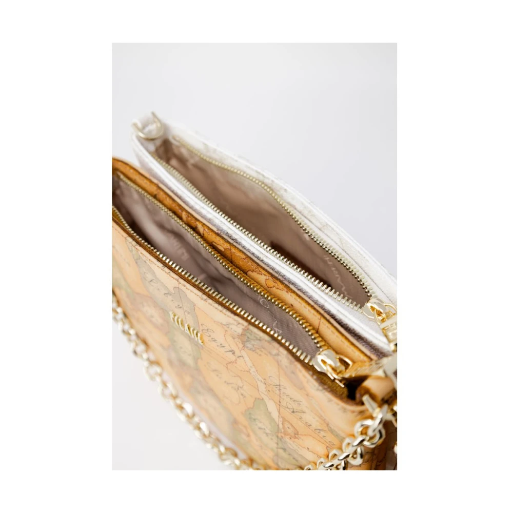 Alviero Martini 1a Classe Beige Leren Handtas Herfst Winter Collectie Beige Dames