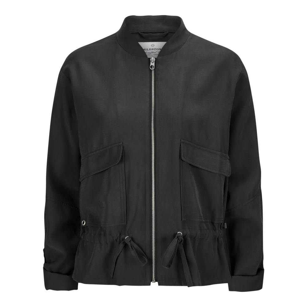 Milestone Safari Blouson met Coole Kenmerken Black Dames