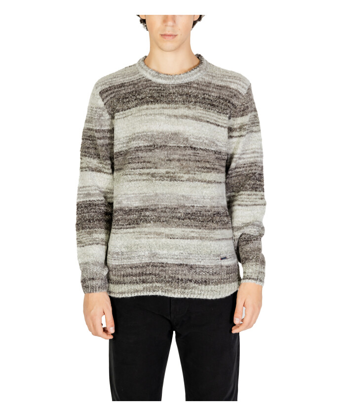 pull-en-tricot-raye-automne-hiver-gris