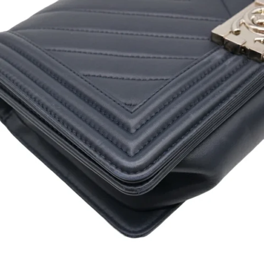 Chanel Vintage Pre-owned Canvas chanel-bags Blue Dames