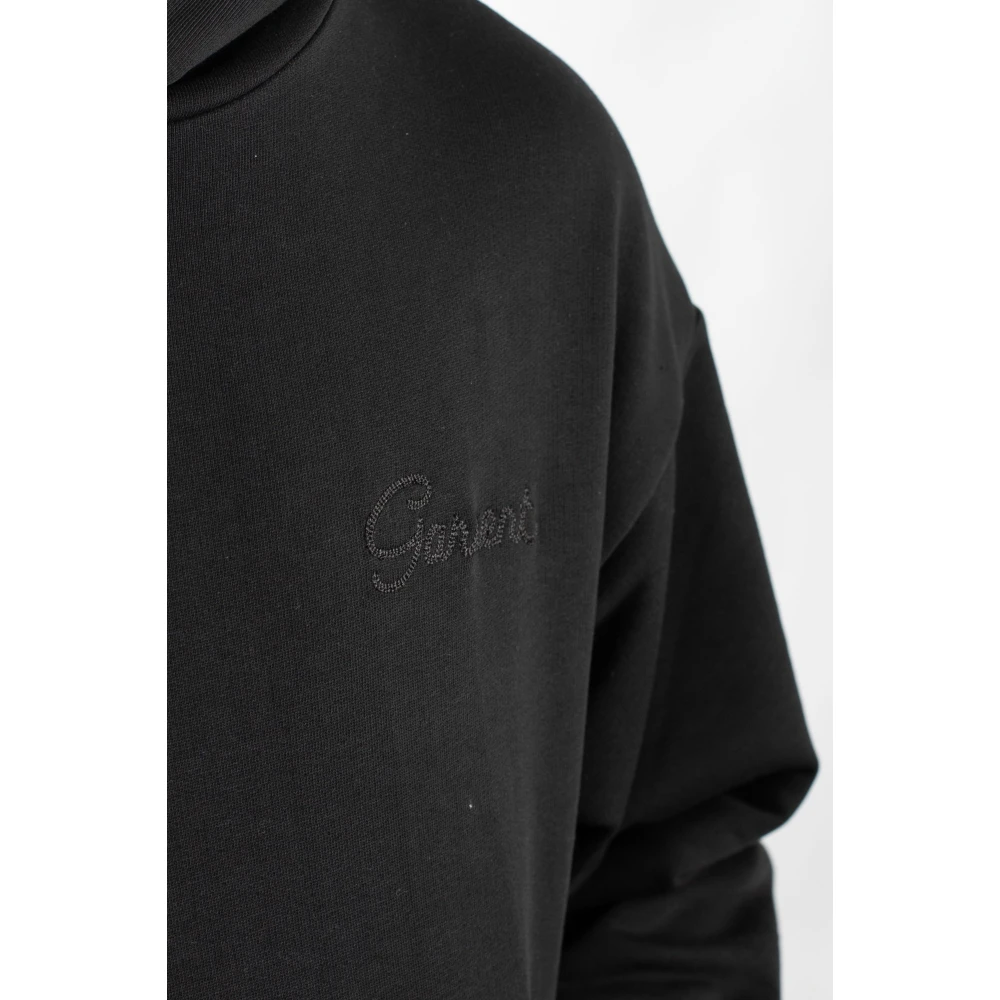 Garment Workshop Dubbel gelaagde Embro-hoodie Black Heren