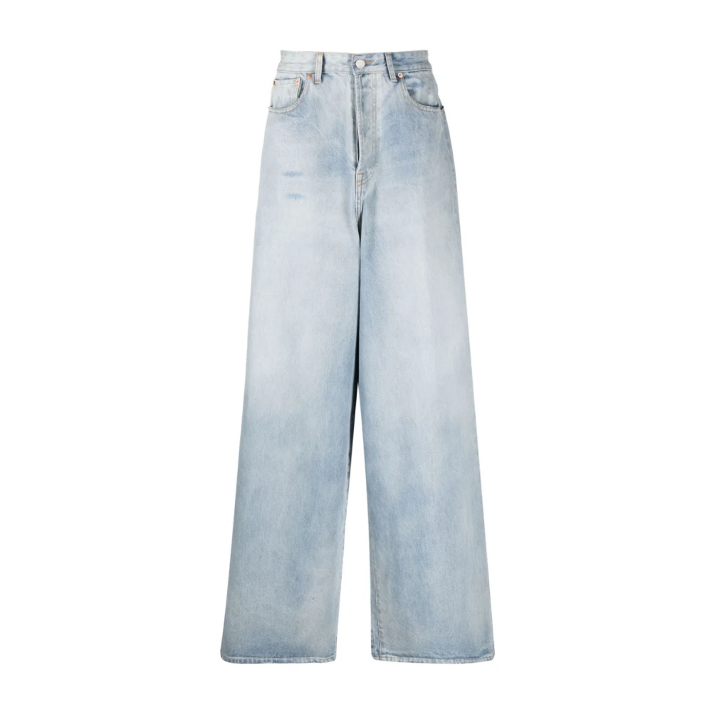 Vetements Jeans with wide legs Blue Heren
