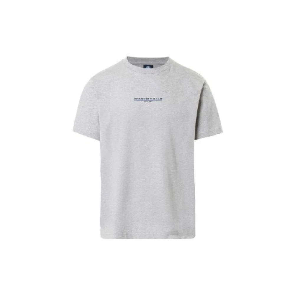 North Sails Ekologisk bomull T-shirt med korta ärmar Gray, Herr