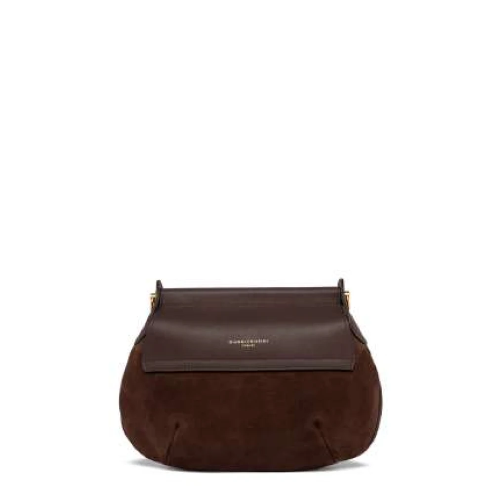 Gianni Chiarini Pilar Suède Schoudertas Chocolade Brown Dames