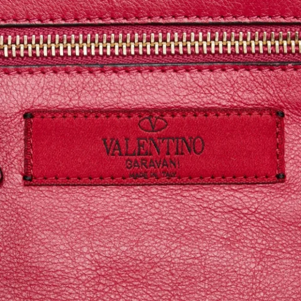 Valentino Vintage Pre-owned Leather shoulder-bags Pink Dames