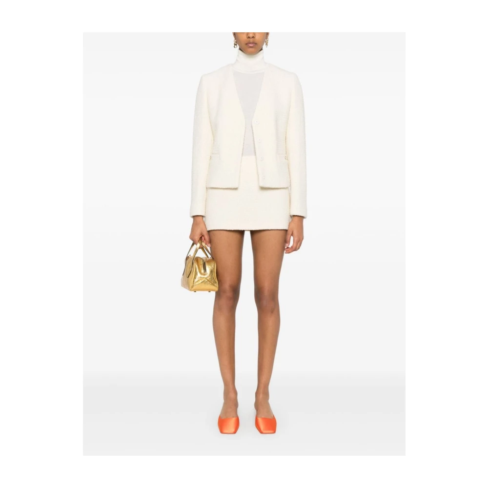 allude Crème Sweater Collectie Beige Dames