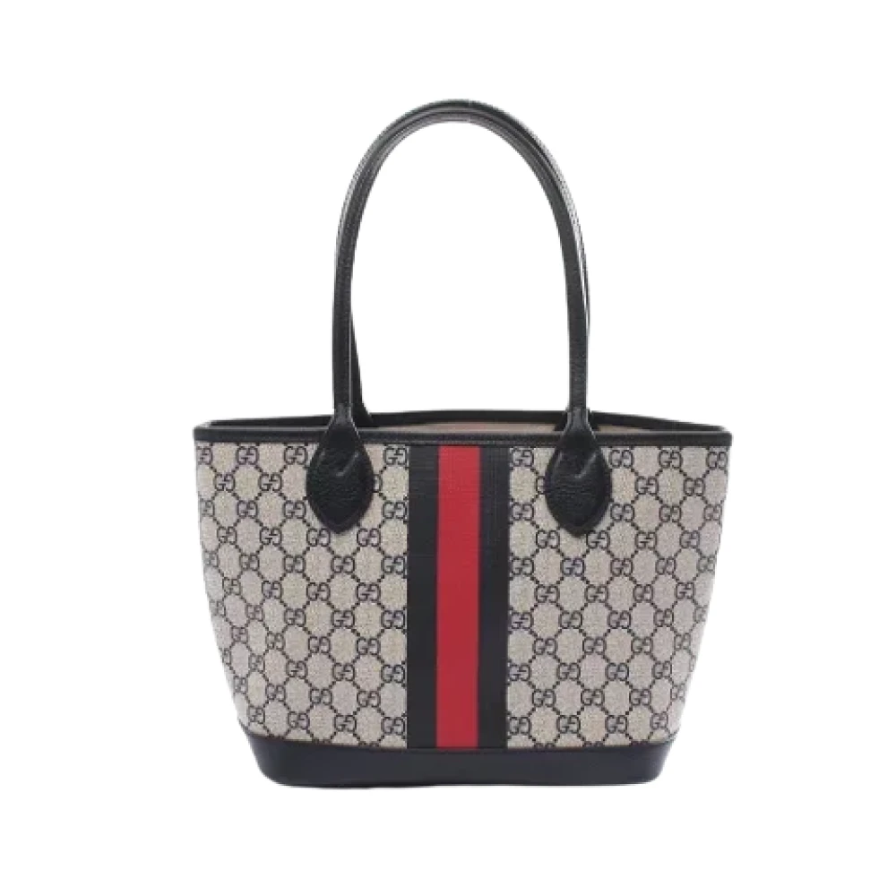 Gucci Vintage Pre-owned Canvas gucci-bags Black Dames