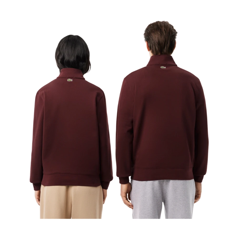 Lacoste Zip Hoodie Red Heren