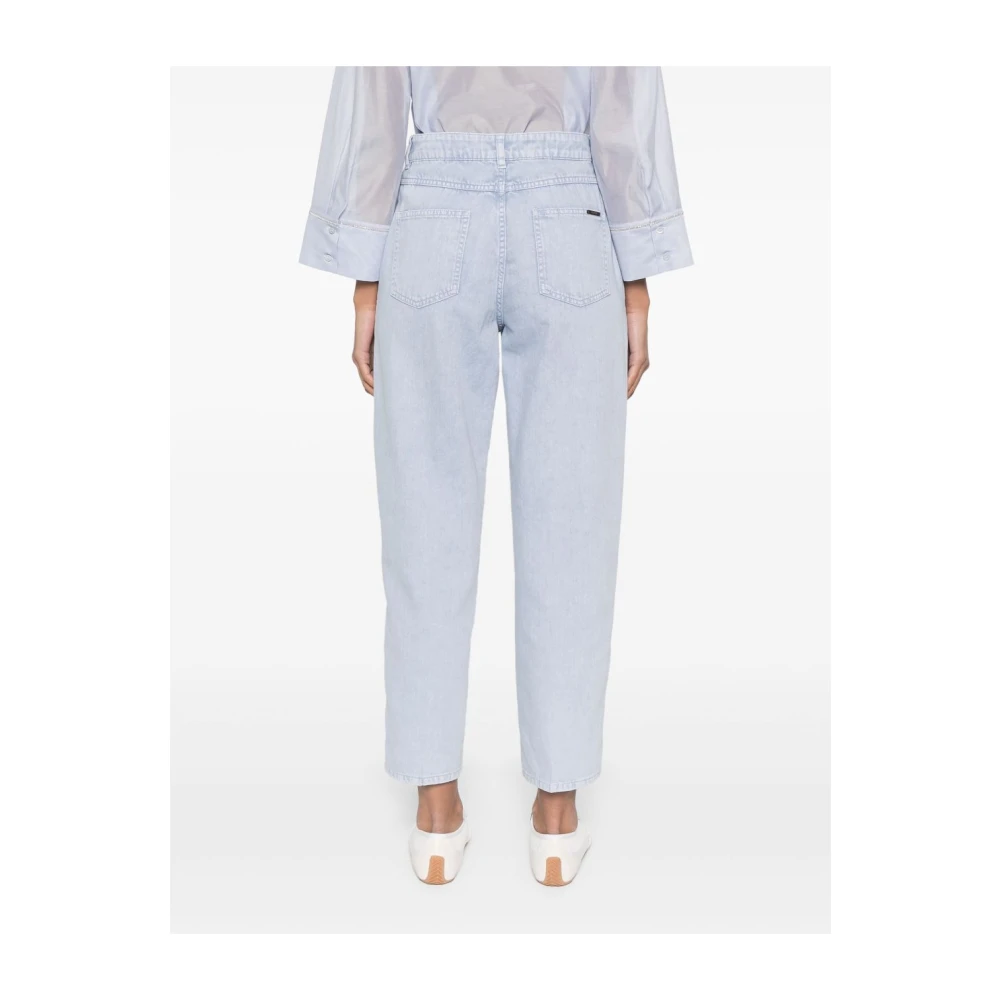 PESERICO Lichtblauwe Broek Dameskleding Blue Dames
